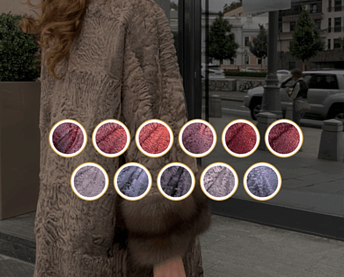 Самый широкий<br>цветовой ассортимент<br>каракуля в РФ