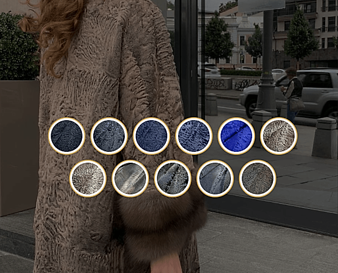 Самый широкий<br>цветовой ассортимент<br>каракуля в РФ