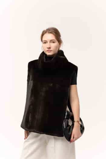 Манишка из норки 