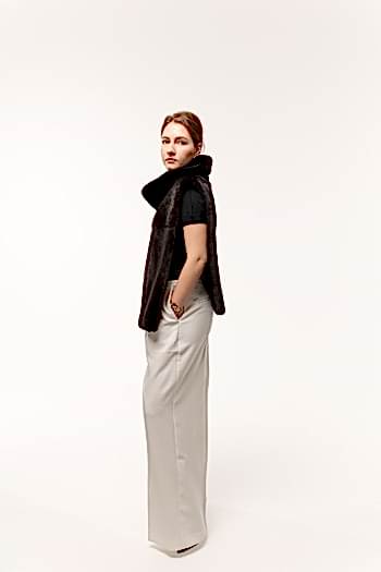 Манишка из норки 