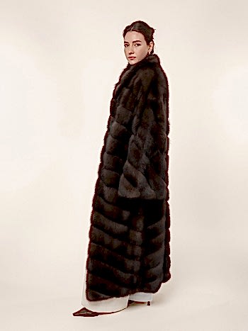 Шуба из соболя 135см