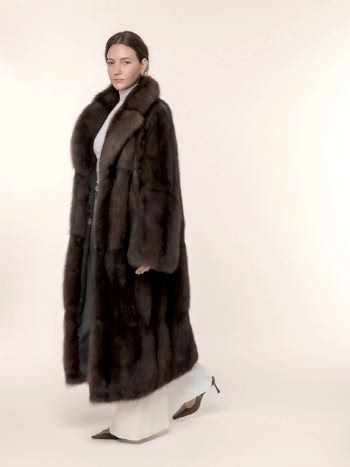 Шуба из соболя  125см из цельного соболя 