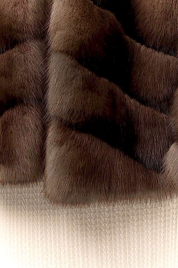 Шуба из соболя с шалевым воротником 7