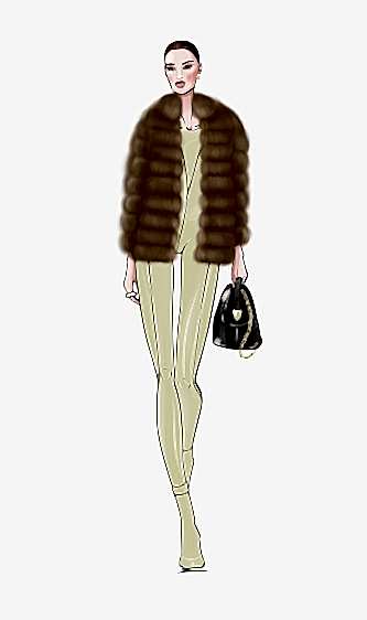 Шуба из куницы 60см с воротником стойка