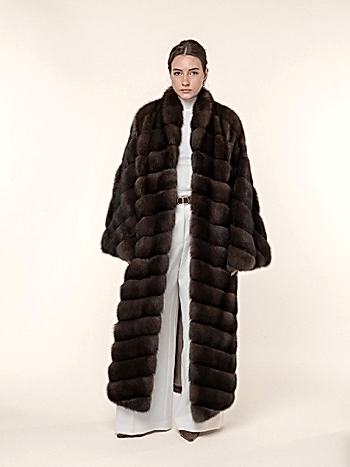 Шуба из соболя 135см